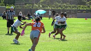 Flag Football Long Beach Poly vs Saint Joseph [upl. by Hermosa625]