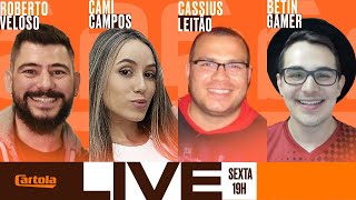 LIVE DO CARTOLA Betin Gamer e Cami Campos darão as dicas para mitar na 6ª rodada do Cartola [upl. by Johannessen799]