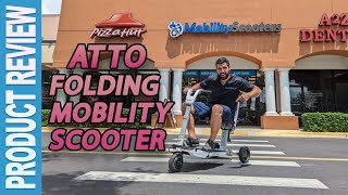 Atto Folding Mobility Scooter Model 🧐 Review Moving Life [upl. by Lotty234]