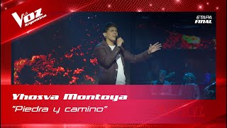 Yhosva Montoya  quotPiedra y caminoquot  Final  La Voz Argentina 2022 [upl. by Ford]