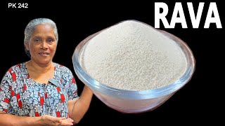 റവ വീട്ടിൽ ഉണ്ടാക്കാം  How to make Rava at home rava [upl. by Llenoj]