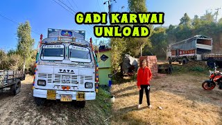 Truck Par Dala Rasa Tarpal Gadi karwayi Unload nehuthakur2529 [upl. by Anihtyc]