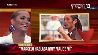 Kenita Larraín habla sobre su reconciliación con el Chino Ríos Juego Textual Canal 13 [upl. by Greiner]