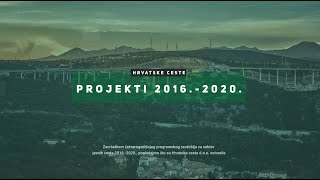 Hrvatske ceste  projekti 2016  2020 [upl. by Nylitak]