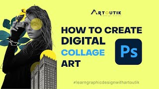 How To Create Digital Collage Art  Photoshop Tutorial [upl. by Laurita]