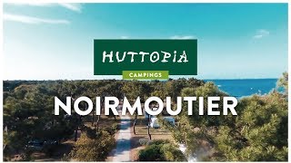 Camping Huttopia Noirmoutier  Visite virtuelle en Vendée [upl. by Einreb879]