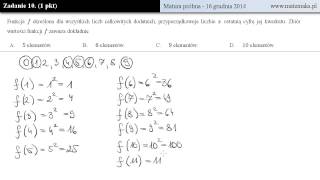 Zadanie 10  matura próbna  grudzień 2014 [upl. by Jen870]