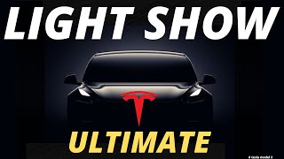 Ultimate LIGHT SHOW Tesla model 3 2022 [upl. by Randell]