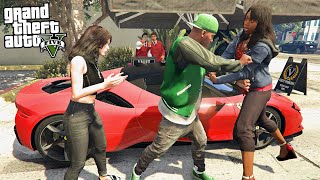 FRANKLIN EX GIRLFRIEND FIGHTS HIS NEW GIRLFRIEND IN GTA 5 [upl. by Giuseppe]