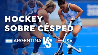 HOCKEY FEMENINO  Argentina vs Estados Unidos [upl. by Peednus900]