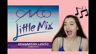 CNCO amp LITTLE MIX REGGAETON LENTO REMIX REACTION [upl. by Ethben]