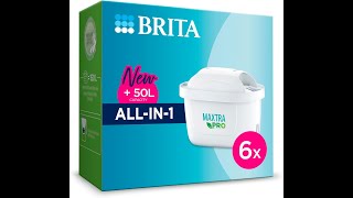 BRITA MAXTRA PRO All In One Water Filter Cartridge Review [upl. by Aidiruy]