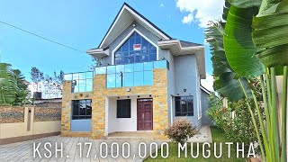 INSIDE KSH 17000000 RUIRU MUGUTHA MAISONETTE WITH AN INTRIGUING ARCHITECTURAL DESIGNSold [upl. by Pilloff]