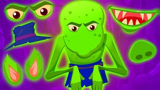 Boo Boo  Wrong Missing Face Monster Hunt  Midnight Magic amp BRAND NEW Finger Family Songs [upl. by Esther350]