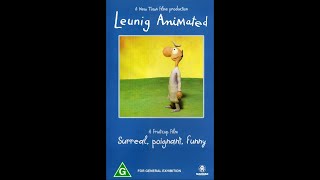 Opening To Leunig Animated 2002 VHS Toonlandia [upl. by Ribal]