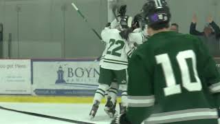 Boys Hockey 2023 vs Duxbury highlights [upl. by Ahseikal]