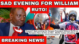 LATENIGHT❗Sad TUESDAY Night for President RUTO after Angry KENYANS Cancelled Him for THIS [upl. by Llerral]