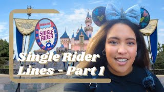 Riding Every Single Rider Line at Disneyland  BONUS New Merch Collections [upl. by Norling]