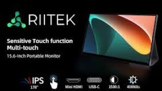 AC Black Retek 156 Inch Portable Monitor 240V एसी ब्लैक रिटेक 156 इंच पोर्टेबल मॉनिटर 240V [upl. by China988]