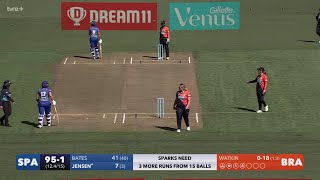 A classy chase in Kirikiriroa  Northern Brave v Otago Sparks  Dream11 Super Smash [upl. by Ancell116]