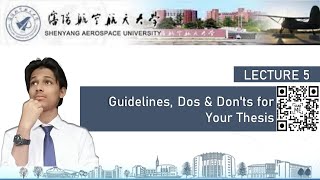 Lecture 5 Guidelines Dos amp Donts for Your Thesis [upl. by Shipp]