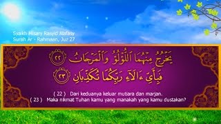 Mishary Rashid Al Afasy Surah Ar Rahman Great Emotional Indonesia Translate [upl. by Euqnimod223]