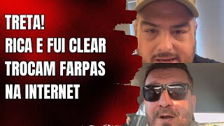 RICA PERRONE E FUI CLEAR TROCAM FARPAS NA INTERNET [upl. by Ward714]