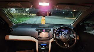 Daihatsu Terios X Deluxe AT 2022  POV Night Drive amp Walkaround Lighting  High Speed [upl. by Garling]