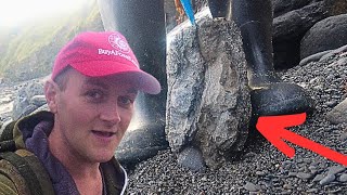 Cracking Open a RARE Giant Ammonite A 2Day Fossil Hunt Adventure [upl. by Kistner916]