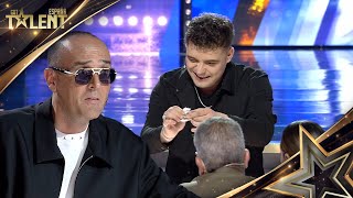 Mucha MAGIA con cartas y ALMAS GEMELAS en este truco  Audiciones 06  Got Talent España 2024 [upl. by Ardnuahs994]