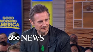 Liam Neeson clarifies controversial revenge remarks Im not a racist  GMA [upl. by Llahsram551]