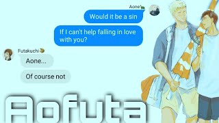 Haikyuu text lyric confession part 27 Aofuta [upl. by Fin]