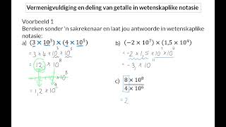 07 Wetenskaplike notasie berekeninge [upl. by Rehptosirhc]