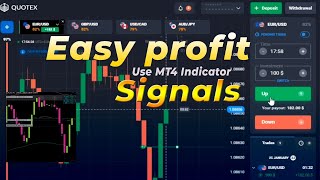 100 Win  Free Paid MT4 INDICATOR  Easy Profit use MT4 Indicator Signals trading quotex mt4 [upl. by Inus]