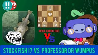 Can Stockfish17 Defeat Professor Dr Wumpus with the Mega Bongcloud Opening [upl. by Mot707]