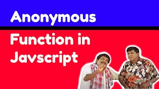 Anonymous function in javascript   what is anonymous function explaination in tamil [upl. by Ellenrahs]