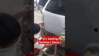 Cara Proses Dry Sanding Surfacer  Epoxy bodyrepair amplas dempulmobilshorts shortvideo [upl. by Gaul910]