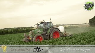 Fendt 716  bineuse  Urée [upl. by Nnyroc]