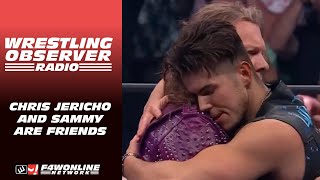 Chris Jericho amp Sammy Guevara friends again  Wrestling Observer Radio [upl. by Anomahs]