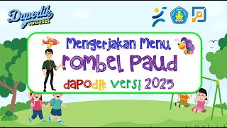 DAPODIK 2025  CARA MENGERJAKAN MENU ROMBELKELAS [upl. by Balac]