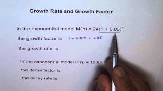 Growth Rate Growth Factor [upl. by Sirhc71]