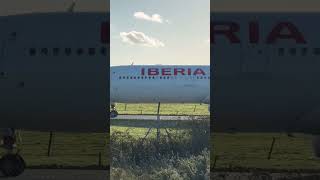 IBERIA A330 departing back to Madrid aviation a330 iberia aviationdaily radarbox justplanes [upl. by Kampmann]