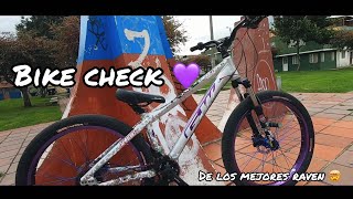 DE LOS MEJORES RAVEN DE LA FRÍA🙏 BIKE CHECK °° NINA TARAZONA 😎😎 [upl. by Neeruam]