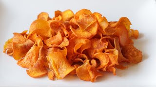 How to Make Thin Crispy Sweet Potato Chips  Easy Potato Chip Recipe [upl. by Moazami277]