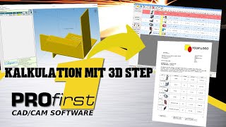 KALKULATION der Einzelteile im STEP Format [upl. by Bryanty]