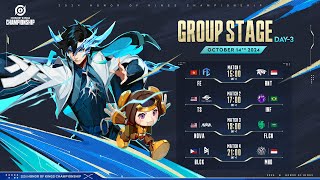 EN 2024 Honor of Kings Championship Group Stage Day 3 [upl. by Hsara558]