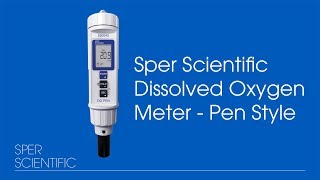 Sper Scientific Dissolved Oxygen Meter  Pen Style [upl. by Nat465]