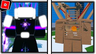 How to get DEFEAT JIMMY BADGE  CHAIR TITAN EXCLUSIVE in SUPER TOILET BRAWL  Roblox [upl. by Saticilef]