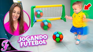 A PRIMEIRA VEZ DO RAVI JOGANDO FUTEBOL   Fran Japa [upl. by Yuzik]