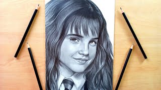 Drawing Hermione Granger  Realistic drawing [upl. by Ande]